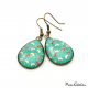Cabochon earrings - Floral inspiration