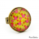 Cabochon ring - Floral inspiration