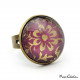 Purple and Gold Ring - Japanese Inspiration