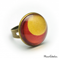 Rust and Gold ring