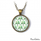 Necklace - Art deco collection - Shades of green