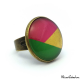 Tricolor fancy ring