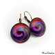 "Fuchsia rosea" earrings