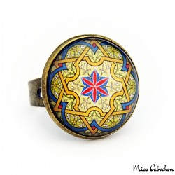 "Persian arabesque" ring