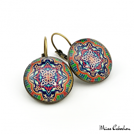 Drop earrings "Arabesque"