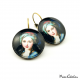 Round earrings "Princess Victoria"