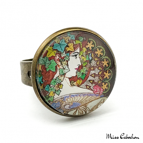 Ring "Laurel" - Art Nouveau collection