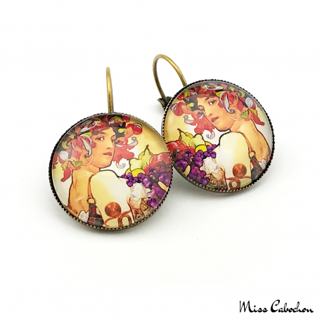 Art Nouveau earrings