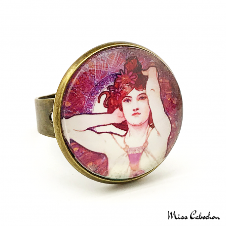 Ring "Amethyst" - Art Nouveau collection